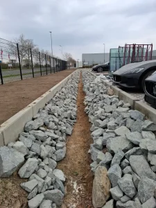 Realizace Lipsko - venkovní práce s kamením - DE